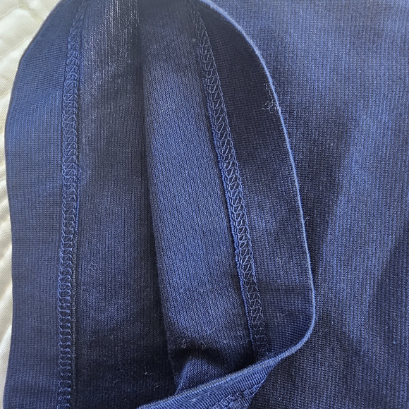 Boss V-Neck Short Sleeve Tee in Navy - Picture 6 of 16